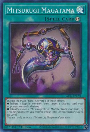 Mitsurugi Magatama (ALIN-EN094) - Alliance Insight 1st Edition