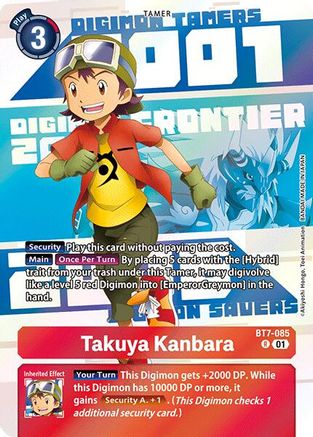 Takuya Kanbara (Digimon Animation Series 25th Anniversary Set) (BT7-085) - Next Adventure