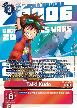 Taiki Kudo (Digimon Animation Series 25th Anniversary Set) (BT10-087) - Xros Encounter