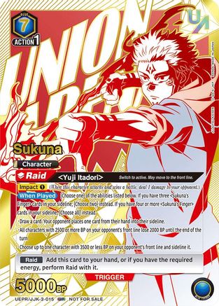 Sukuna (UEPR/JJK-3-015) - Union Arena Promotion Cards Foil