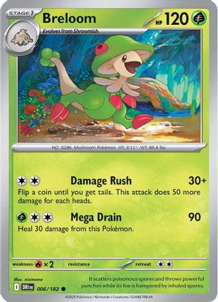 Breloom 6 - SV10 Destined Rivals