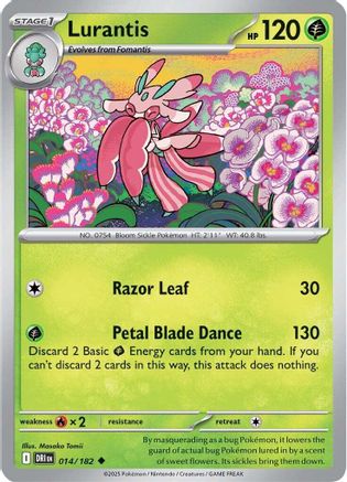 Lurantis 14 - SV10 Destined Rivals Reverse Holofoil