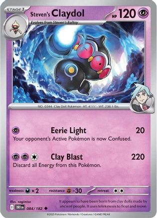 Steven's Claydol 84 - SV10 Destined Rivals