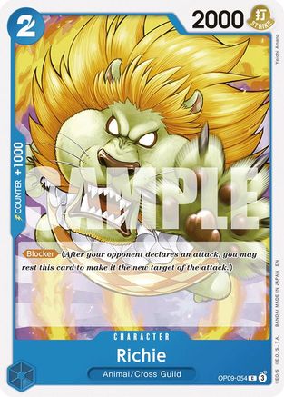 Richie (Reprint) (OP09-054) - Starter Deck 25: BLUE Buggy