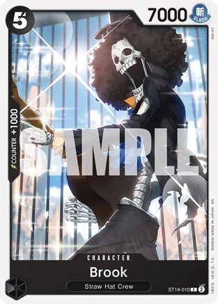 Brook (Reprint) (ST14-010) - Starter Deck 26: PURPLE/BLACK Monkey.D.Luffy