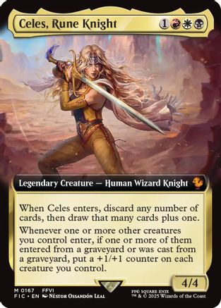 Celes, Rune Knight (Extended Art) (FIC-167) [Commander: FINAL FANTASY] Foil