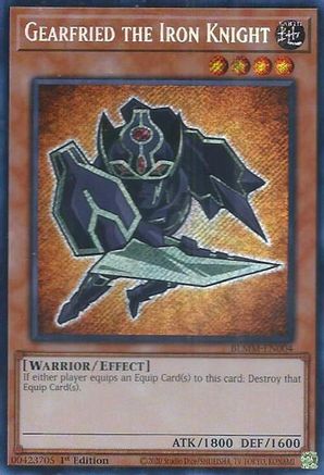 Gearfried the Iron Knight (BLMM-EN004) - Battles of Legend: Monster Mayhem 1st Edition
