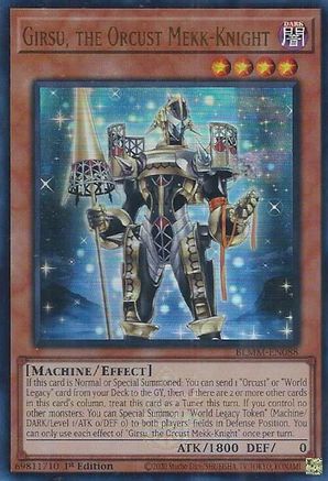 Girsu, the Orcust Mekk-Knight (BLMM-EN088) - Battles of Legend: Monster Mayhem 1st Edition