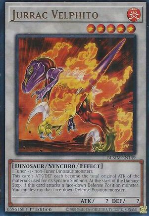 Jurrac Velphito (BLMM-EN149) - Battles of Legend: Monster Mayhem 1st Edition