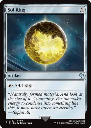 Sol Ring (FIC-357) (Surge Foil) [Commander: FINAL FANTASY] Foil