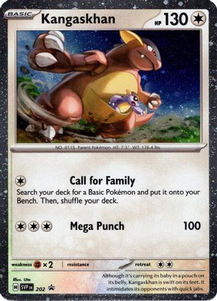 Kangaskhan - 202 (Cosmos Holo) 202 - SV Scarlet & Violet Promo Cards Holofoil