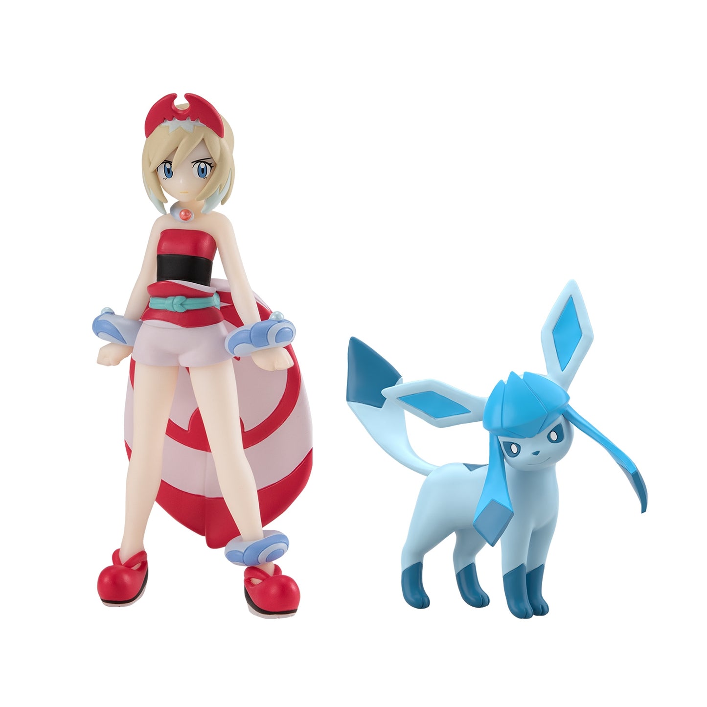 Pokemon Scale World - Hisui Region - Irida and Glaceon Figure