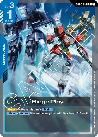 Siege Ploy (ST02-014) - Starter Deck 02 Wings of Advance