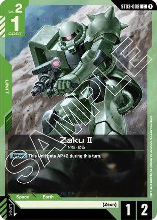 Zaku II (ST03-008) - Starter Deck 03 Zeons Rush
