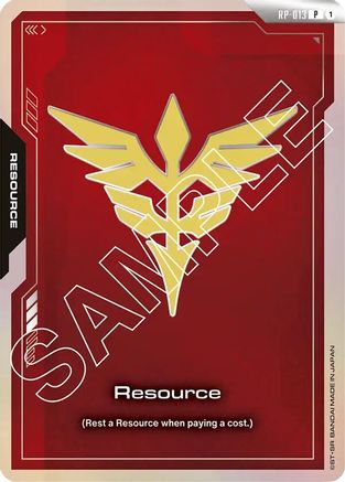 Resource (RP-013) (Neo Zeon) (RP-013) - Promotional Resource Tokens Holofoil