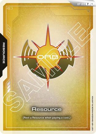 Resource (RP-019) (United Emirates of Orb) (RP-019) - Promotional Resource Tokens Holofoil