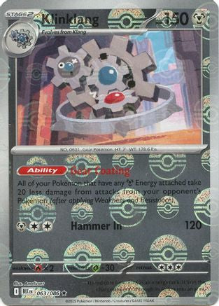 Klinklang (Poke Ball Pattern) 63 - SV Black Bolt Holofoil