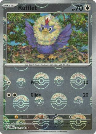 Rufflet (Poke Ball Pattern) 77 - SV Black Bolt Holofoil