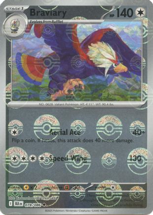 Braviary (Poke Ball Pattern) 78 - SV Black Bolt Holofoil