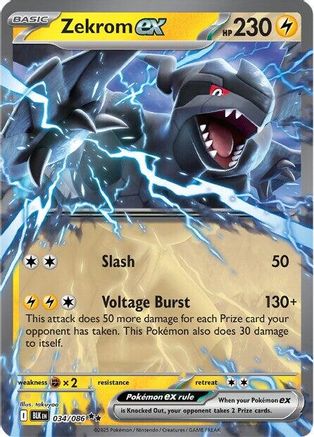 Zekrom ex 34 - SV Black Bolt Holofoil