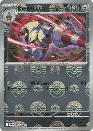 Escavalier (Poke Ball Pattern) 60 - SV Black Bolt Holofoil