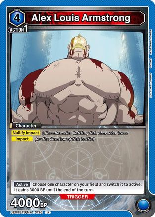 Alex Louis Armstrong (036) (UE09BT/FMA-1-036) - UE09BT FULLMETAL ALCHEMIST