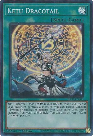 Ketu Dracotail (JUSH-EN008) - Justice Hunters 1st Edition