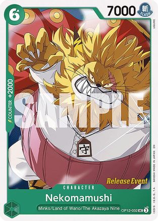 Nekomamushi (OP12-032) - Legacy of the Master Release Event Cards