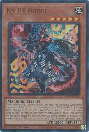 K9-04 Noroi (DOOD-EN025) - Doom of Dimensions 1st Edition