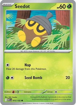 Seedot 13 - ME01 Mega Evolution