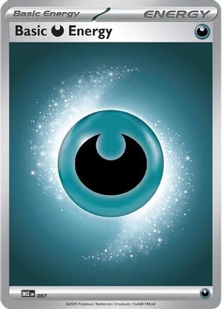 Basic Darkness Energy - 007 7 - MEE Mega Evolution Energies Reverse Holofoil