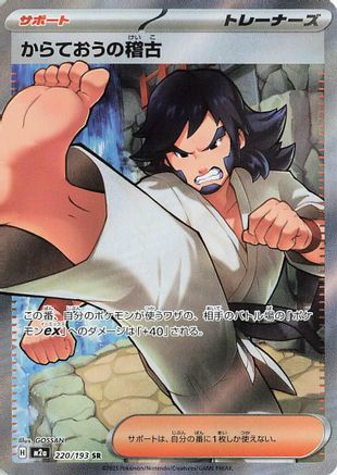 [JP] Black Belt's Training (220/193) - M2a High Class Pack MEGA Dream ex Holofoil