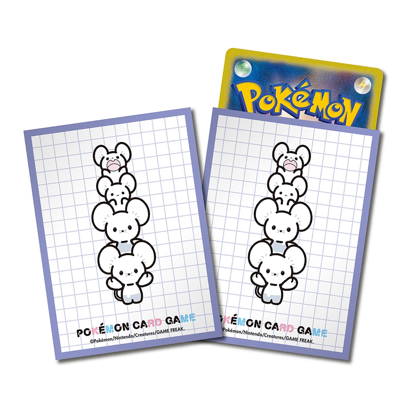 Pokémon Center Japan Official Sleeves: Tandemaus Sleeves (Purple)