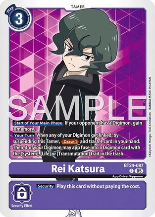 Rei Katsura (BT24-087) - Time Stranger Foil