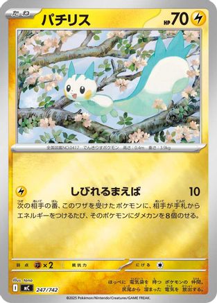 [JP] Pachirisu (247/742) - Start Deck 100 Battle Collection