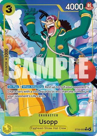 Usopp (Full Art) (ST29-002) - Starter Deck 29: Egghead Foil