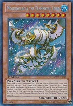 Moulinglacia the Elemental Lord (ABYR-EN035) - Abyss Rising 1st Edition