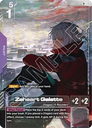Zeheart Galette (R+) (GD03-094) - Steel Requiem Holofoil