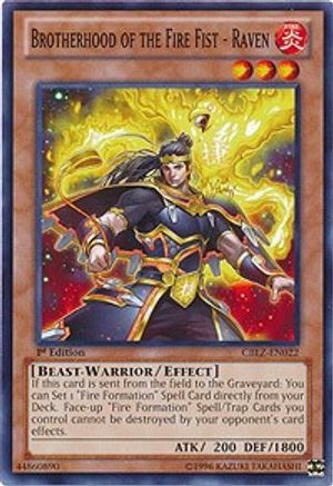 Brotherhood of the Fire Fist - Raven (CBLZ-EN022) - Cosmo Blazer Unlimited