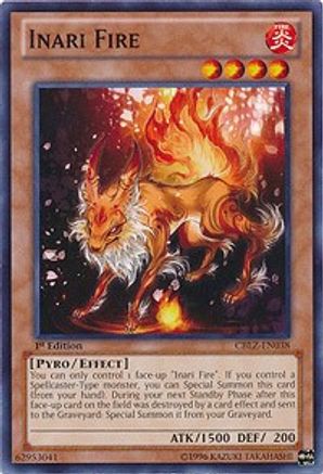 Inari Fire (CBLZ-EN038) - Cosmo Blazer 1st Edition