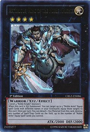 Artorigus, King of the Noble Knights (CBLZ-EN086) - Cosmo Blazer 1st Edition