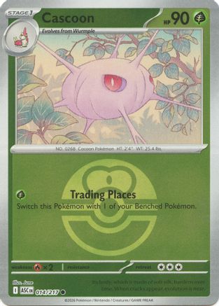 Cascoon (Love Ball) 14 - ME Ascended Heroes Reverse Holofoil