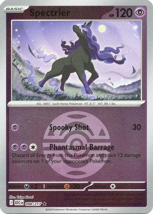 Spectrier (Dusk Ball) 98 - ME Ascended Heroes Reverse Holofoil