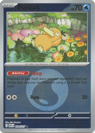 Psyduck - 039/217 (Energy Symbol Pattern) 39 - ME Ascended Heroes Reverse Holofoil