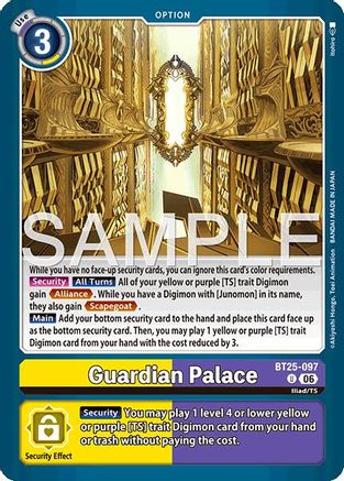 Guardian Palace (BT25-097) - Dual Revolution