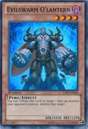 Evilswarm O'lantern (HA07-EN014) - Hidden Arsenal 7: Knight of Stars 1st Edition