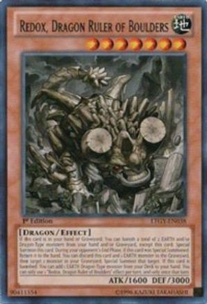 Redox, Dragon Ruler of Boulders (LTGY-EN038) - Lord of the Tachyon Galaxy 1st Edition