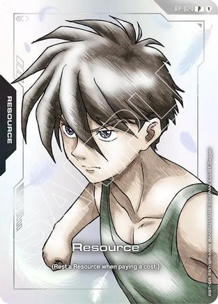 Resource (RP-024) (Premium Accessory Set - Mobile Suit Gundam Wing) (RP-024) - Promotional Resource Tokens Holofoil