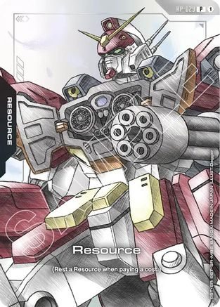 Resource (RP-029) (Premium Accessory Set - Mobile Suit Gundam Wing) (RP-029) - Promotional Resource Tokens Holofoil