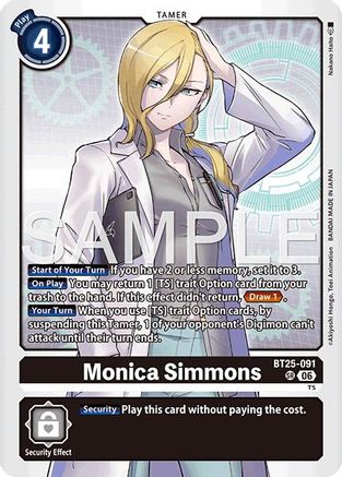 Monica Simmons (BT25-091) - Dual Revolution Foil